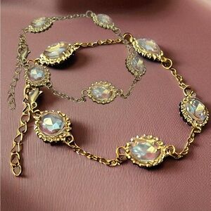 Fine Stainless Steel‎ Glass Gem Bracelet